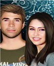 Miley Cyrus and Liam Hemsworth in the Last Song movie